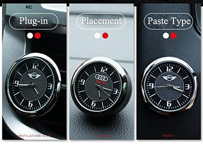 Analog Car Mini Quartz Clock With Brand Logo