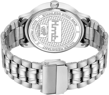 Men's Analog Watch Black Dial DD 3Tcut Chain