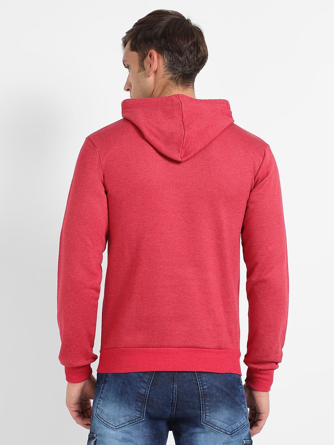 Campus Sutra Men's Happiness Is Hoodie With Kangaroo Pocket