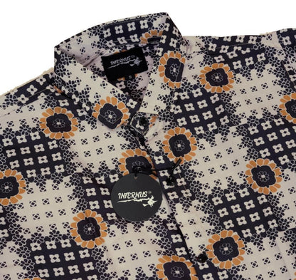 Poly Cotton Printed Half Sleeeves Regular Fit Mens Casual Shirt