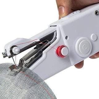 Electric Handy Stitch Sewing Handheld Cordless Portable Sewing Machine for Home Tailoring, Hand Machine | Mini Silai | White Hand Machine