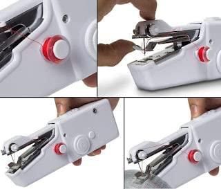 Electric Handy Stitch Sewing Handheld Cordless Portable Sewing Machine for Home Tailoring, Hand Machine | Mini Silai | White Hand Machine