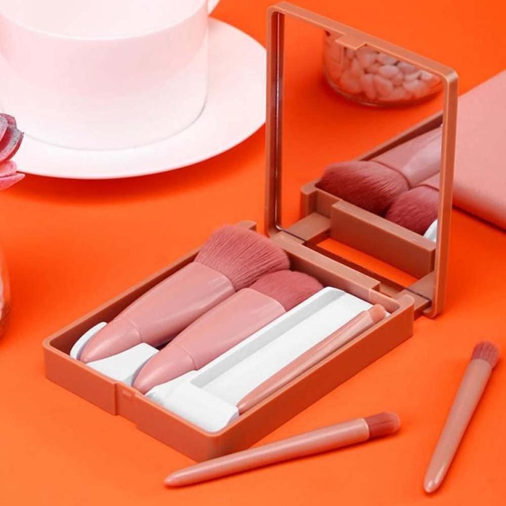 Makeup Brushes Set With Mirror