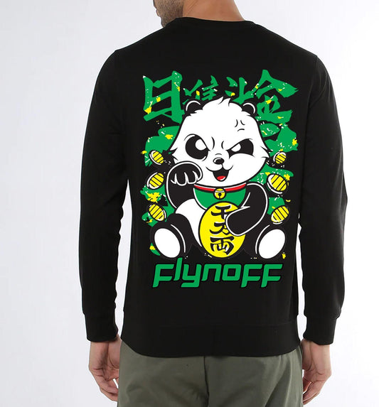 Men's Cotton Blend Fleece Oversized Graphic Print Sweatshirt